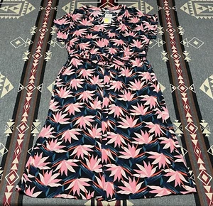 Boden Nicola Shirt Dress Sz 8 Midi Tropical Birds NWT T6 - Picture 1 of 8