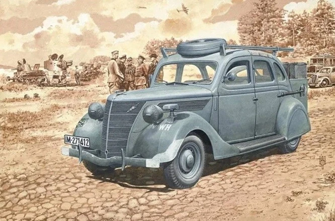 Roden 818 - 1:3 5 Ford V8-G81A Furgone Radio - Nuovo - Immagine 1 di 1