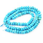 115.00 Cts / 17 Inches Earth Mined Turquoise Round Shape Drilled Beads Strand