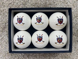 Polo Ralph Lauren 6Pc Set Golf Balls 90 Compression Surlyn Cut Proof Cover - NEW - Picture 1 of 5