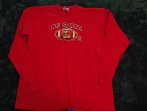 YOUTH XL LONG SLEEVE NC STATE WOLFPACK MEINEKE CAR CARE BOWL 2005 COTTON TSHIRT - Picture 1 of 2