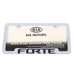 Genuine Kia License Plate Frame - Chrome - Lower Logo UR010-AY100UC - Picture 1 of 4