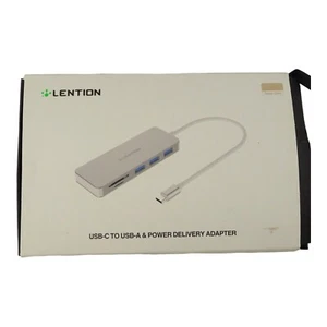 Lention C15 USB C Hub with 3 USB 3.0 and SD/Micro SD Card Reader Rose Gold - Picture 1 of 7