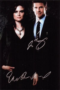 Bones David Boreanaz Eily Deschanel UH Photo from Original Autograph #16 - Picture 1 of 1