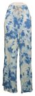 Peace Love World Brushed French Terry Pull On Pants Blue Tie Dye 5X New A455475