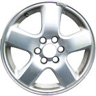17X6.5 5 Spoke Used Aluminum Wheel Machined And Painted Silver Whl-5278