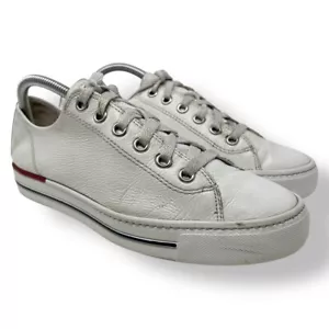 PAUL GREEN Carly Low Top Sneaker Leder Schnürschuhe weiß Schuhe Größe 7 - Bild 1 von 12