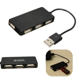 Extension multi-répartiteur Hub USB 2.0 haute vitesse à 4 ports pour ordinateur - Photo 1/12