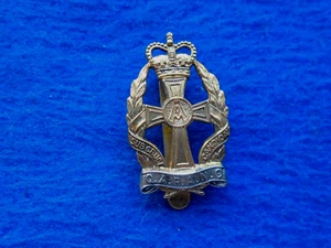 ERII QARANC, REINA ALEJANDRAS CUERPO MÉDICO EJÉRCITO REAL BI METAL GORRA/BOINA INSIGNIA - Imagen 1 de 2