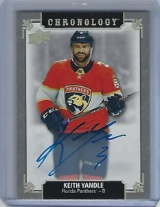 2019-20 Chronology Franchise History Autographs #FH-FL-KY Keith Yandle - Picture 1 of 2