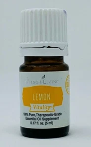 Young Living LEMON Vitality Essential Oil - 5ml - Pure Therapeutic Grade NEW