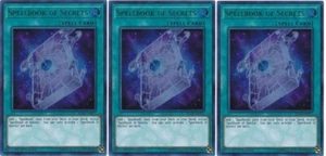 *** 3X SPELLBOOK OF SECRETS 3X *** 1ST EDITION ULTRA RARE BLLR-EN075 YUGIOH! - Picture 1 of 1