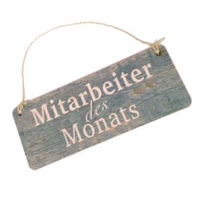 Rechteckige Deko Hängeschilder Im Shabby Stil Aus Holz Günstig