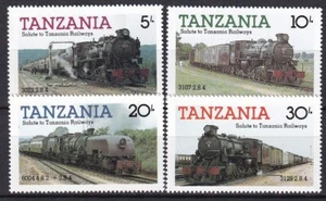Tanzania 1985 Yvert 263/66 Trains Railroads Railway MNH VF - Picture 1 of 1