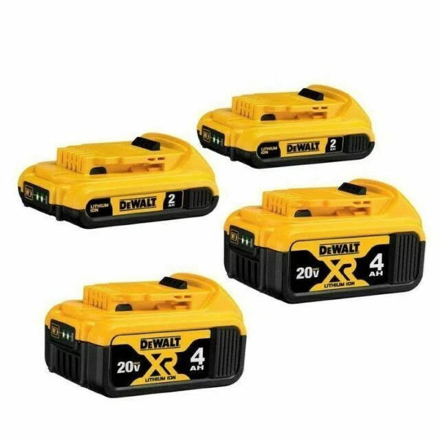 DEWALT DCB324-4 20-Volt Battery - 4 Pieces
