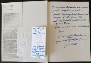 The Academy Awards: A Pictorial History - INSCRIBED TO MAURICE CHEVALIER - Picture 1 of 4