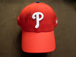 BILLY WAGNER 422 SAVES A/S 2004-2005 PHILLIES SIGNED AUTO NEW ERA CAP JSA BEAUTY - Bild 1 von 4