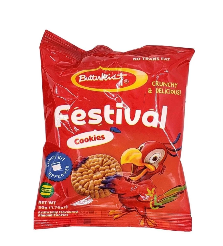 Full Box of Butterkist Festival Cookies 36x 50g - Image 1 of 1