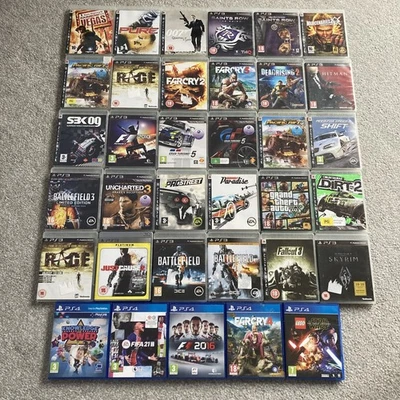 PS3 PS4 BIG GAME BUNDLE X35 GTA Fallout Farcry Need For Speed Saints Row Etc ⭐️ - Image 1 of 4