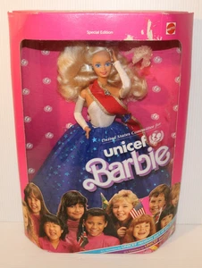Muñeca Barbie UNICEF vintage 1989, rubia edición especial, nueva - Imagen 1 de 11