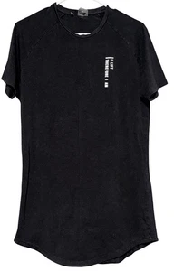 Gymshark Herren Shirt LIFTING CLUB RARE Größe M Curved Hem Athletic Schwarz - Bild 1 von 7