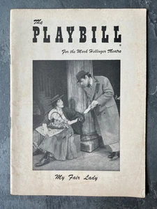 Original 1956 MY FAIR LADY Playbill Rex Harrison Julie Andrews Mark Hellinger - Picture 1 of 5