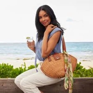 NWT Patricia Nash Mare Shell Wicker Rattan Shoulder Bag MSRP$229 - Picture 1 of 8