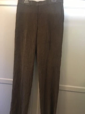 Pantalón Hombre Linea Naturale Caqui Micro Poli Nylon Pana Talla 32R Foto 1 de 4