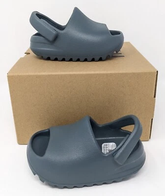 Новый Adidas Yeezy слайд сланец морской (синевато-черный) размер 6K младенца ребенка - ID2354 - Изображение 1 из 4