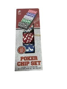 Cardinal Industries Poker Chip Set mit 100 11,5G Chips & stapelbarem Tablett - Bild 1 von 6