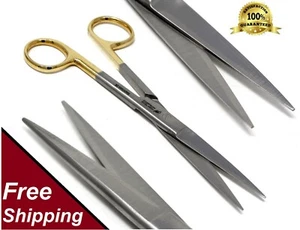 T/C OPERATING SCISSORS SHARP SHARP 5.5" STRAIGHT TIP w/ Tungsten Carbide Inserts - Picture 1 of 4