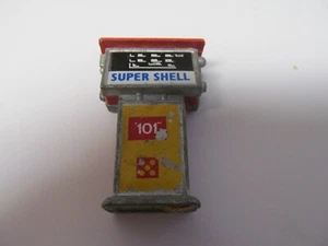 1970s Barton Toys Red Shell Oil Petrol Pump Toy - 'Super Shell' Missing Hose - Picture 1 of 5