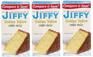 Jiffy golden gelb Kuchenmischung, 9 Unzen (3er-Pack) - Bild 1 von 1