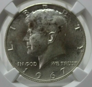 NGC 1967 SMS MS65 Kennedy Half Dollar [101GRA] - Picture 1 of 5