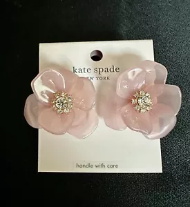 Orecchini Kate Spade Flower Post Blush/Rosa - Foto 1 di 3