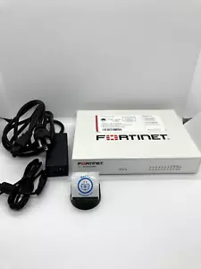 Fortinet Fortigate-60E Zapora bezpieczeństwa sieci Zainicjowana FG-60E z adapterem JP - Zdjęcie 1 z 15
