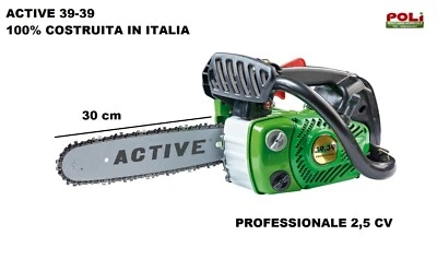 MOTOSEGA DA POTATURA ACTIVE 39-39 39.39 PRO PROFESSIONALE MADE IN ITALY POTENTE - Immagine 1 di 3
