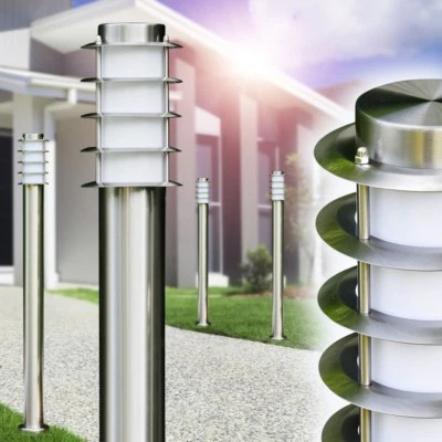 Moderne Wegeleuchte Garten Lampen Edelstahl Aussen Steh Leuchten Wege Lampe IP44 - Bild 1 von 3