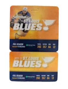 Tarjeta de acceso titular boleto de temporada 2022-2023 St. Louis Blues - Imagen 1 de 2