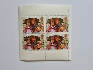 4 GENUINE ROYAL MAIL MINT UNUSED FIRST CLASS PETER RABBIT STAMPS - Picture 1 of 1