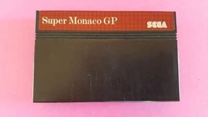 SUPER MONACO GP / jeu MASTER SYSTEM SEGA / PAL - Imagen 1 de 3