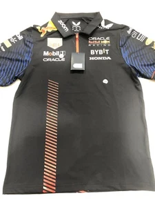 New Oracle Red Bull Racing F1 Men's Team Polo Shirt Size L Night Sky TM2645 NWT - Picture 1 of 4