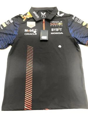 New Oracle Red Bull Racing F1 Men's Team Polo Shirt Size L Night Sky TM2645 NWT - Image 1 of 4