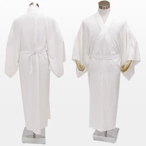 Japanese Men's Traditional Kimono inner under wear Long Full Juban White JAPAN - Picture 1 of 2