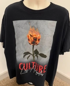 POPULAR POISON CULTURE LOS ANGELES MENS 3XL T SHIRT BLACK - Picture 1 of 3