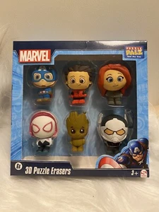 Disney, 6 Radiergummis, Marvel, Original, neu, Eraser - Bild 1 von 2