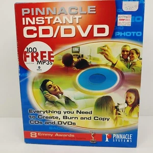 Pinnacle Instant CD/DVD PC Software Program New 100 Free mp3s 2003 - Picture 1 of 7