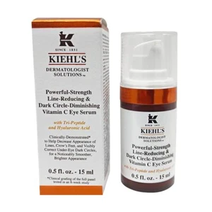 Kiehl's Powerful Line-Reducing Vitamin C Eye Serum 15ml 0.5oz SEE DETAILS - Picture 1 of 4