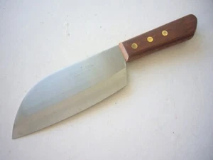 GOLDEN FISH Seki Japan Kitchen Knife Extra Wide Blade Slicer Vintage Unused 6" - Bild 1 von 11