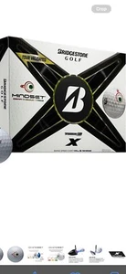 Bridgestone Golf Tour B X White 9 Balls Tour Distance  New - Picture 1 of 5
